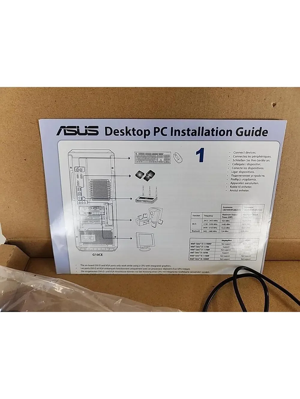 Asus Wired Keyboard Black Model K49